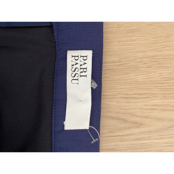 Pari Passu  Orsa Skirt Blue Wool Blend Waist 46 inches 4C (size 18) Plus - Picture 2 of 5